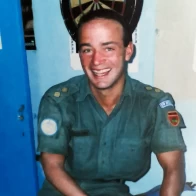 Lieut Aengus Murphy, 
Photo Credit: private collection Col Billy Harringtom Retd Lieut Aengus Murphy