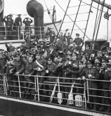 British troops leaving Dublin. British troops leaving Dublin.