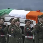 Home in Irealnd, Pte Rooney's remains in Casement Aerodrome Baldonnel