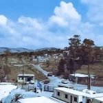 Views of the high ground around Naqoura from where the DFF fired on the HQ