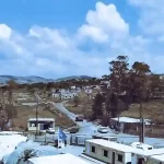 Views of the high ground around Naqoura from where the DFF fired on the HQ