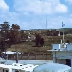 View from where the DFF fired on the HQ