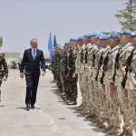 Taoiseach Micheál Martin visited troops in South Lebanon to mark International Day of UN Peacekeepers.