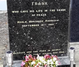 The grave at Mount Jerome Cemetery, Harold’s Cross.