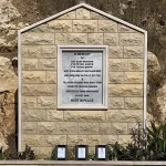 Monument, Tibnine Bridge Lebanon, 27 Oct 2022.