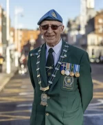 Michel Colton, President Post 1 represented IUNVA at the ceremony. Michel Colton, President Post 1