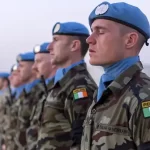 Comrades lined up to bid farewell to Pte Sean Rooney