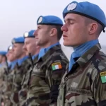 Comrades lined up to bid farewell to Pte Sean Rooney