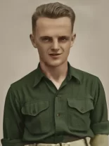 Pte Andrew Wickham, Photo Credit: Military Archives.