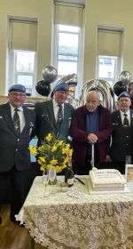Post 27 members with Fr Sean after the mass Post 27 IUNVA