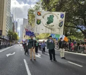 The Irish veterans on parade. On Parade in Sydney