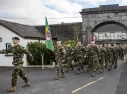 Troops entering Stephens Barracks. Kilkenny - Ministerial Review - 123 Inf Bn UNIFIL - 01/11/2023
Kilkenny